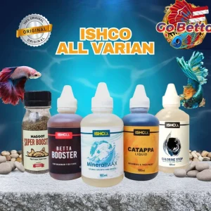 🇸🇬 ISHCO Channa Guppy Betta Fish Medicine Vitamin Treatment | Betta Booster Mineral Max Catappa Liquid Chlorine Stop