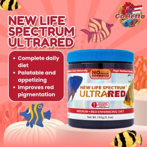 🇸🇬 New Life Spectrum Ultra Red Fish Food – Boost Red Color Vibrancy for Healthy, Vibrant Red Betta Fish