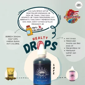[SG Seller] AOG (ART OF GROOMING) FISH MEDICATION FISH MEDICINE AOG BLUE AOG SAFE PET SHOP BETTA SHOP BETTA ONLINE STORE