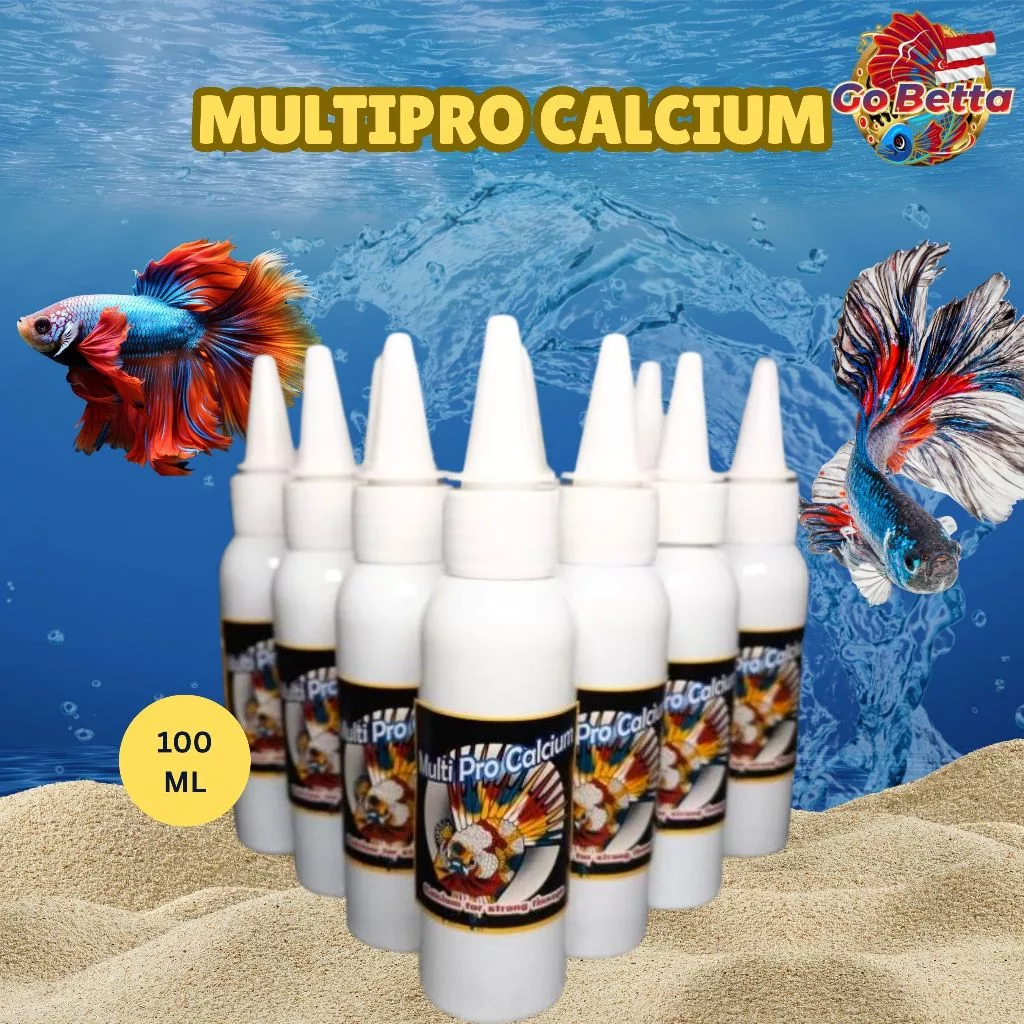 🇸🇬 Restocked and Ready! Multi Pro Calcium Drop 100ml / MultiPro Calcium for Betta Fish Grooming & Bone Strength