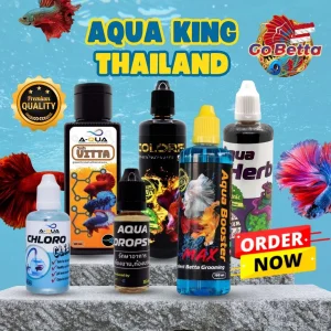 🇸🇬 POPULAR AQUA KING THAILAND | DROPSY | HERB | COLORFULPLUS | BOOSTER MAX | COLORFUL POWDER | BETTA VITTA | CHLORO