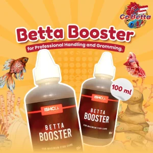 🇸🇬 Betta Fish Multivitamin & Booster 100 ml – Essential Supplement for Contest Betta, Channa & Ornamental Fish Health Ca