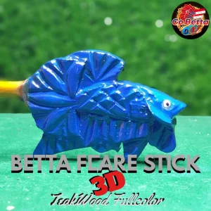 SG Seller Betta Flare Stick 3D Train Betta Mentality Betta Fish Flare Stik Mental Cupang 3D Melatih Mental Ikan Cupang