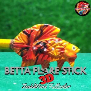 SG Seller Betta Flare Stick 3D Train Betta Mentality Betta Fish Flare Stik Mental Cupang 3D Melatih Mental Ikan Cupang