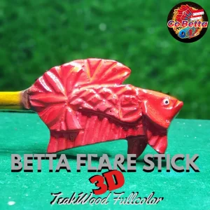 SG Seller Betta Flare Stick 3D Train Betta Mentality Betta Fish Flare Stik Mental Cupang 3D Melatih Mental Ikan Cupang