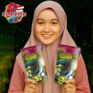 SG Ready Predator Fish Food Pelet Marking Frog Katak with Red Worms 50g | Dorpol Channa Auranti Nutrition Booster Feed