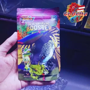 SG Ready Predator Fish Food Pelet Marking Frog Katak with Red Worms 50g | Dorpol Channa Auranti Nutrition Booster Feed