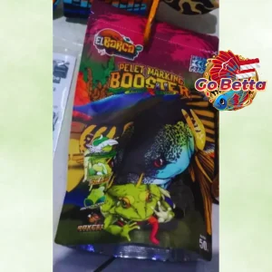 SG Ready Predator Fish Food Pelet Marking Frog Katak with Red Worms 50g | Dorpol Channa Auranti Nutrition Booster Feed