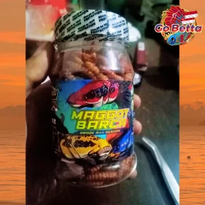 MAGGOT BARCA SUPER RED-YELLOW Fish Feed 40g Enhance Red & Yellow Color for Channa Maru, Auranti, Pulchra, Rim & Limbata