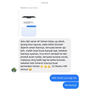 SG Seller BETTA BOOSTER MULTIVITAMIN OBAT CUPANG KONTES / CHANNA / IKAN HIAS | Betta Fish Contest Multivitamin Vitamins
