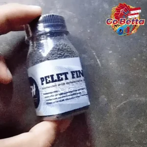 Fish Food Insect Protein PELET FIN AURANTI 25g for Channa Dwarf Auranti, Andrao, Limbata, Stewartii | Natural Nutrition