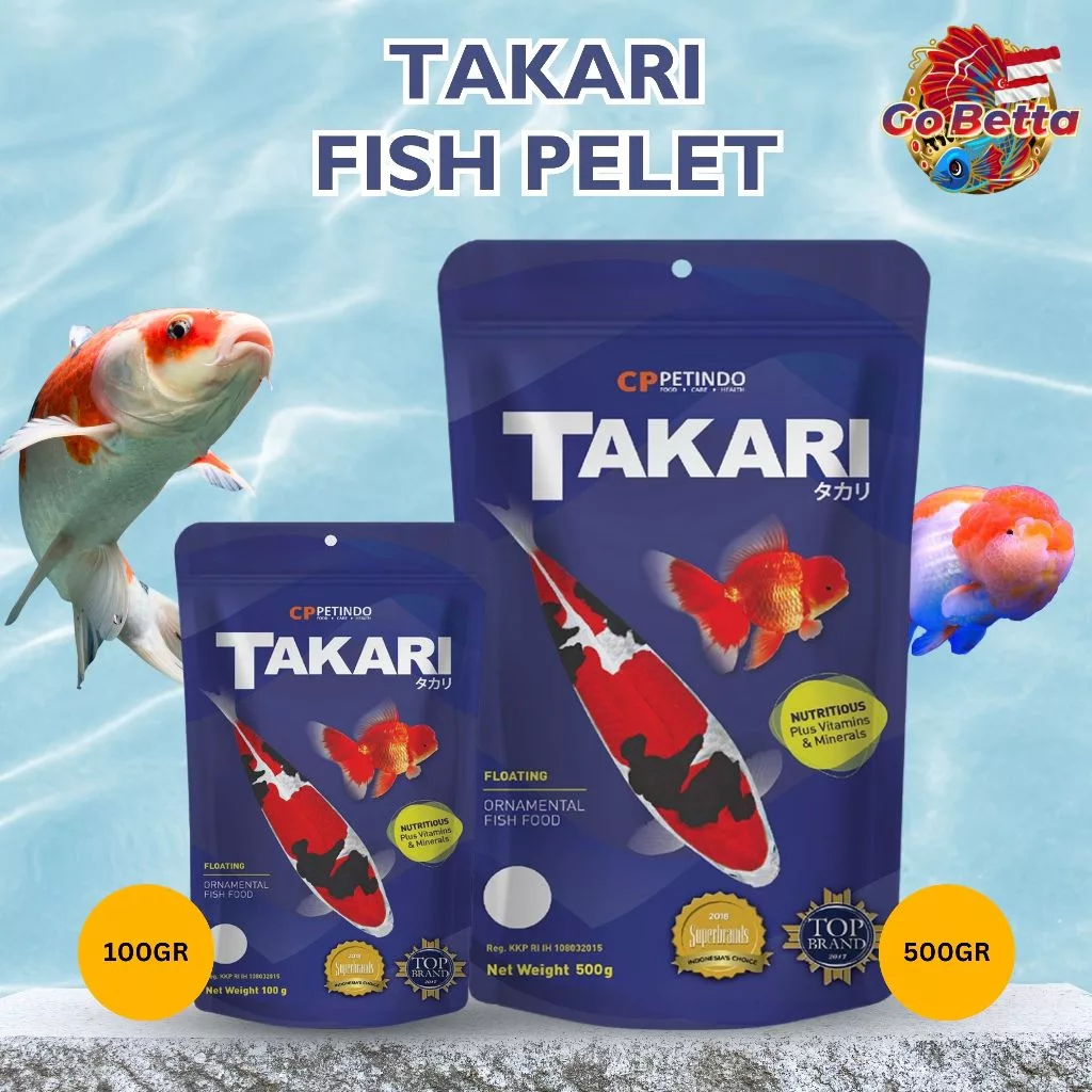 🇸🇬 TAKARI ORNAMENTAL KOI FOOD 100G 500G AQUARIUM FISH FOOD THAT DOESN’T CLOUD THE WATER, NO GREASY FISH FOOD PELLET