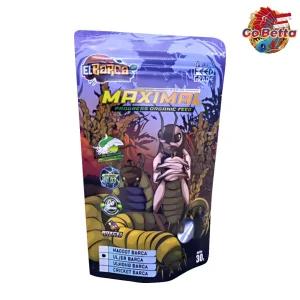 [SG Seller] MAGGOT BARCA – Dried BSF Maggot Grade A with Spirulina & Squid Ink Pellet Feed for Channa Fish & Reptiles