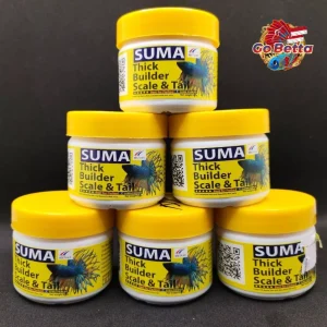 🇸🇬 SUMA Fish Food Pellet Thick Builder Scale and Tail 20g | Fish Pellet for Scale & Tail Enhancer Betta Fish Suma Thai