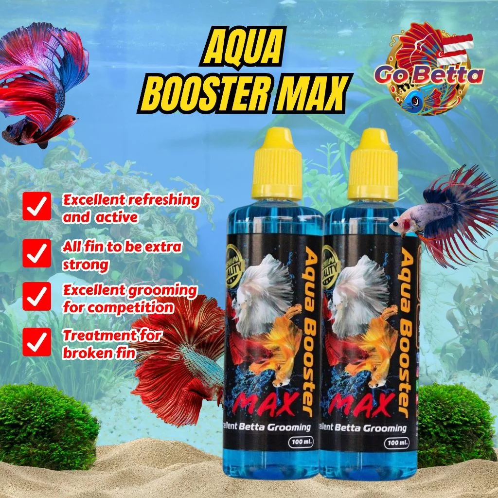🇸🇬 AQUA BOOSTER MAX BY AQUAKING THAILAND REDUCING FISH STRESS AFTER WATER CHANGE FRESH STOCKS DIRECTLY FROM MANUFACTURER