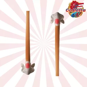 🐟 JAPAN RED WHITE LIMITED EDITION BETTA FLARE STICK 🐟 Premium Training Tool for Betta Enthusiasts Boost Fish Health Fins