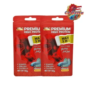 🇸🇬 SUMA – LARGE PELLET PREMIUM HIGH PROTEIN BETTA FEED MAX 3 IN 1 (50 G) | FRESH STOCKS