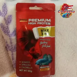 🇸🇬 SUMA – LARGE PELLET PREMIUM HIGH PROTEIN BETTA FEED MAX 3 IN 1 (50 G) | FRESH STOCKS