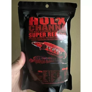 🇸🇬 HULX Channa Super Red – Enhance Stunning Red Coloration | Premium Feed for Channa Fish | 250g & 500g Options