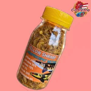 Premium Dried Yellow Shrimp 20g Ideal Predator Fish Food Perfect for Channa Yellow Sentarum High-Quality, Nutrient-Rich