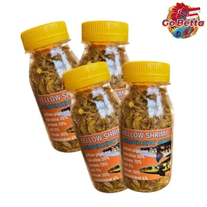 Premium Dried Yellow Shrimp 20g Ideal Predator Fish Food Perfect for Channa Yellow Sentarum High-Quality, Nutrient-Rich