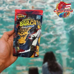 🇸🇬 Fish Food Organic Shrimp Pellet 50g for Channa Maru  Color Boost  Flower Pattern Growth  Natural Nutrition