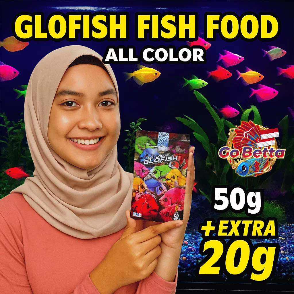 Glofish Fish Food Pellets All Colors Floating | Spirulina & Astaxanthin for Vibrant Color Enhancement | High Protein