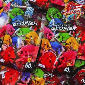 Glofish Fish Food Pellets All Colors Floating | Spirulina & Astaxanthin for Vibrant Color Enhancement | High Protein