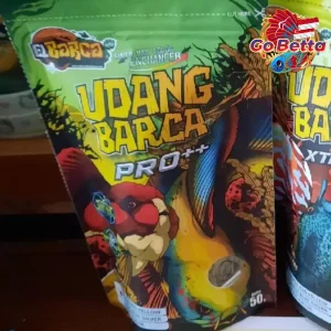 High Protein Dried Shrimp Pro++ Red Yellow Booster for Baby Fish 5-20CM | El Barca Growth Feed for Betta, Guppy, Goldfis