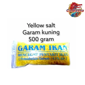 SG Seller PREMIUM YELLOW SALT GARAM IKAN KUNING 500 GR QUARANTINE FISH SALT QUARANTINE FISH MEDICINE MEDICATED SALT