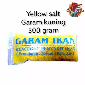 SG Seller PREMIUM YELLOW SALT GARAM IKAN KUNING 500 GR QUARANTINE FISH SALT QUARANTINE FISH MEDICINE MEDICATED SALT