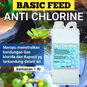 Anti Chlorine 1 Liter – Chlorine Remover for Aquarium & Pond Water, Neutralizes Chlorine & Toxins, Safe for Fish & Plant