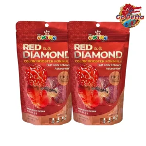 🇸🇬 Okiko Red Diamond Color Booster – Enhance Vibrant Colors for Bettas & Ornamental Fish | Natural Growth Formula 100g 🐟