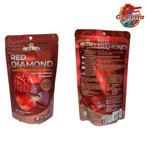 🇸🇬 Okiko Red Diamond Color Booster – Enhance Vibrant Colors for Bettas & Ornamental Fish | Natural Growth Formula 100g 🐟