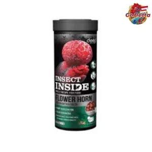 Insect Inside Flowerhorn Fish Food – Enhance Growth & Vibrant Colors | Probiotic Enriched Pellets for Health | 100g Pack
