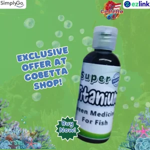 🇸🇬 Premium Betta Fish Treatment – Green Titanium Medicine for Healing & Care – Effective & Safe Solution