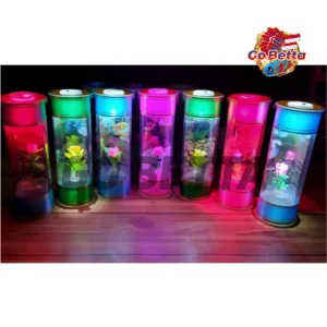 SG Seller Portable Handmade Cute Mini Betta Fish Tank Aquarium with Decoration for Betta Fish Small Fish Mini Betta Tank