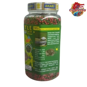 🇸🇬 PREMIUM AKARI FLOATING TURTLE PELLET RED-EARED SLIDER TURTLES RED-EARED TERRAPIN TURTOISE PELLETS 300G PELLETS 2 MM