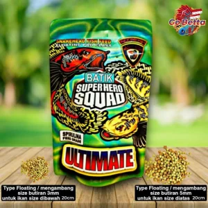 [SG Seller] CHANNA MARU FISH PELLETS BATIK SUPERHERO SQUAD ULTIMATE CHANNA SHOP CHANNA STORE FISH SHOP CHANNA OUTLET