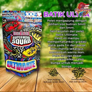 [SG Seller] CHANNA MARU FISH PELLETS BATIK SUPERHERO SQUAD ULTIMATE CHANNA SHOP CHANNA STORE FISH SHOP CHANNA OUTLET