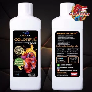 🇸🇬 AQUARIUM FISH COLORFUL PLUS WATER CONDITIONER BETTA COLOR ENHANCER 100 ML | AQUA KING THAILAND COLOURFUL PLUS BETTA