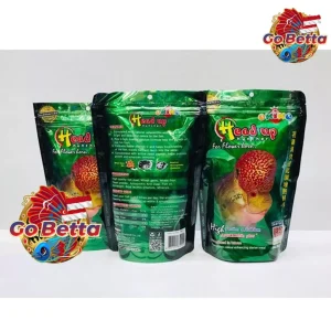🇸🇬 Okiko Head Up Huncher – Enhance Flowerhorn Head Growth & Vibrant Colors | High Protein Floating Pellets 100g 🐟✨