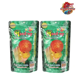 🇸🇬 Okiko Head Up Huncher – Enhance Flowerhorn Head Growth & Vibrant Colors | High Protein Floating Pellets 100g 🐟✨