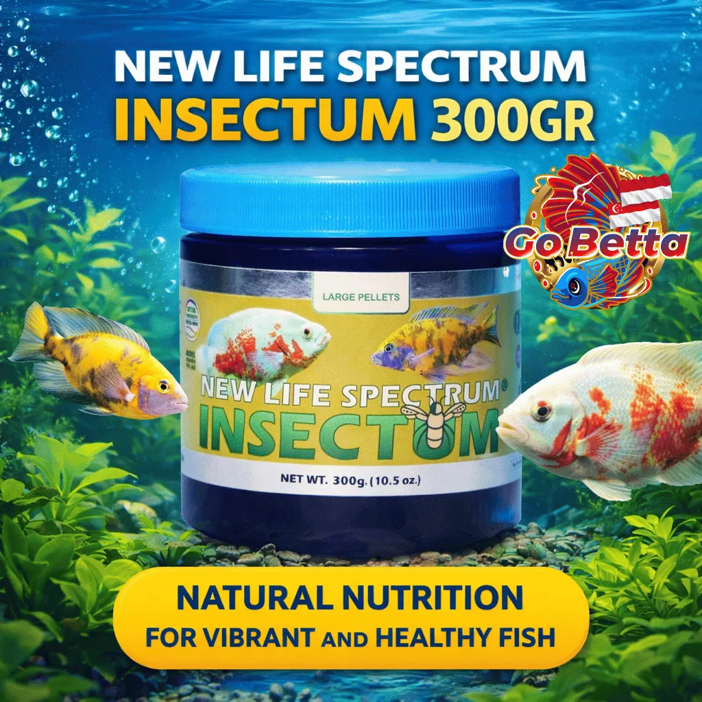 🇸🇬 New Life Spectrum Insectum – Premium Insect-Based Fish Food | Boosts Color & Health | For Freshwater & Marine Species