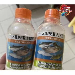 SG Seller SUPER FISH VITAMIN MINERAL FISH FATTENING SUPPLEMENT APPETITE ENHANCEMENT OVERCOME SKINNY FISH PENGGEMUK IKAN