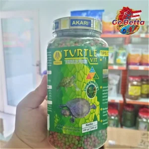[SG Seller] AKARI FLOATING TURTLE PELLET TURTLE FOOD HIGH GROWTH/ MIX / GREEN TURTLE VIT 100G/300G PELLETS 2 MM