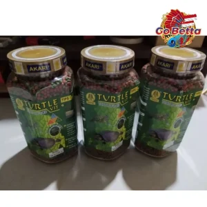 [SG Seller] AKARI FLOATING TURTLE PELLET TURTLE FOOD HIGH GROWTH/ MIX / GREEN TURTLE VIT 100G/300G PELLETS 2 MM
