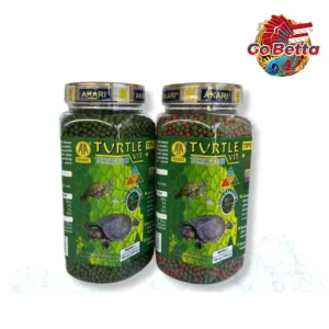 [SG Seller] AKARI FLOATING TURTLE PELLET TURTLE FOOD HIGH GROWTH/ MIX / GREEN TURTLE VIT 100G/300G PELLETS 2 MM