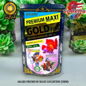🇸🇬 Premium Akari Maxi Blue Yellow Red Parrot Louhan Goldfish Pro Cichlid Pellet 100g – Color Enhancing Fish Food
