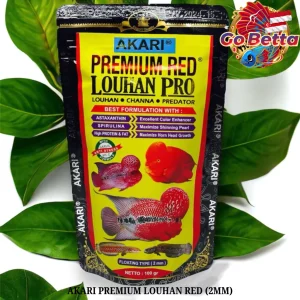 🇸🇬 Premium Akari Maxi Blue Yellow Red Parrot Louhan Goldfish Pro Cichlid Pellet 100g – Color Enhancing Fish Food